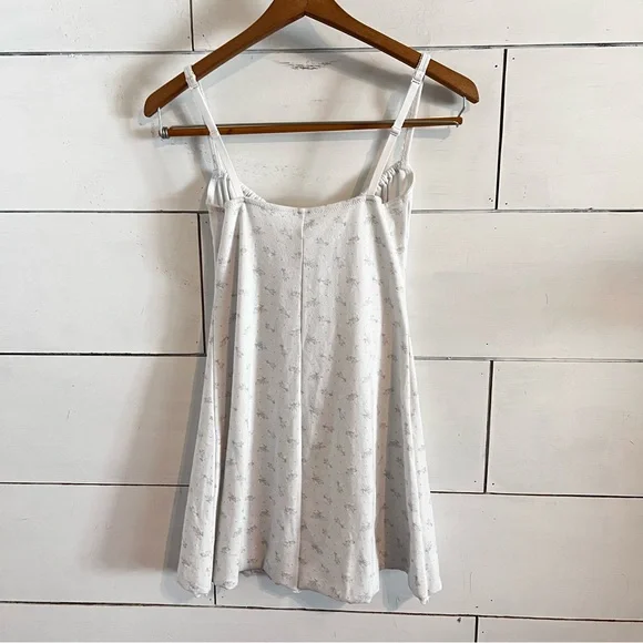 SKIMS Logo Pointelle Mini Dress. Size Small. New With Tags. - Picture 4 of 12